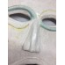 Ceramic Colorful Face Mask Wall Art 11”H X 8”W   223092896648